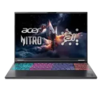 Acer Nitro 16S AI 2025 AMD Ryzen 7 350 | RTX 5060 8GB GPU | 16GB RAM | 1TB SSD | 16″ WQXGA 180Hz Display | 2 Years Warranty