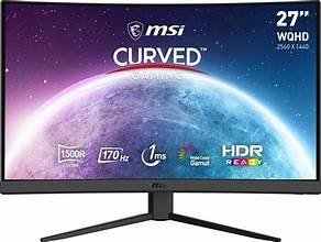 MSI MAG 244C Curved Gaming Monitor (23.6″ (FHD, 1920 x 1080) VA Display | Ultra-Smooth 180Hz | 1ms Fast Response | 1500R | 16:9 | 16.7M Colors | 105% sRGB, 84% DCI-P3, 87% Adobe RGB | HDMI 2.0b, DP 1.2a | Adaptive-Sync | HDR Ready | 1-Year Warranty)