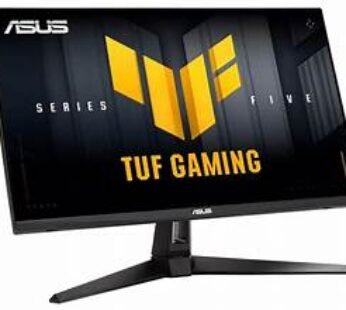 ASUS TUF VG27AQ5A Gaming Monitor (27″ (QHD, 2560 x 1440) Fast IPS Display | 210Hz | 1ms | AMD FreeSync Premium | 130% sRGB & 95% DCI-P3 | DisplayPort, HDMI, USB 3.2 Type-C | HDR10 | Flicker-Free & Low Blue Light | VESA Mount Compatible | 1 Year Warranty)