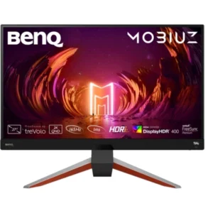 BenQ MOBIUZ EX2710Q Monitor (27" (QHD, 2560 x 1440) IPS Display | 165Hz | 1ms | 95% DCI-P3 |HDR10, DisplayHDR 400 | 2 x HDMI 2.0, 1 x DP 1.4, 2 x USB 3.0 | Adjustable Tilt, Swivel, Height | Built-in 2.1 Speakers | Eye-Care Technology | 1 Year Warranty)