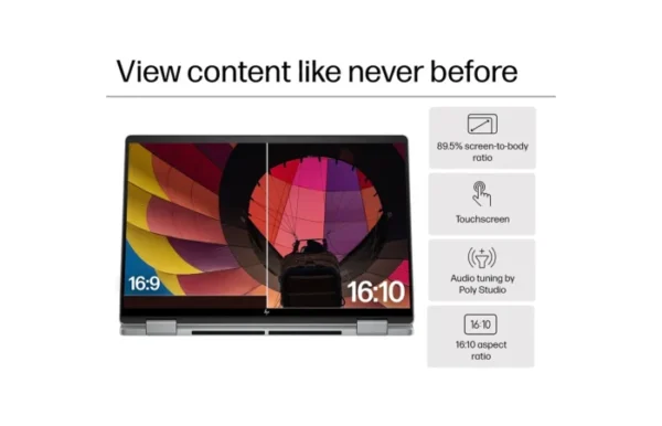 HP Envy x360 14 2024 (14th Generation Intel® Core™ 7 150U Processor | 16GB RAM | 512GB SSD | 14-inch FHD (1920 x 1080) Multi-touch Display | Integrated Intel Iris Xe Graphics | 2-in-1 Laptop | 1 Year Warranty)