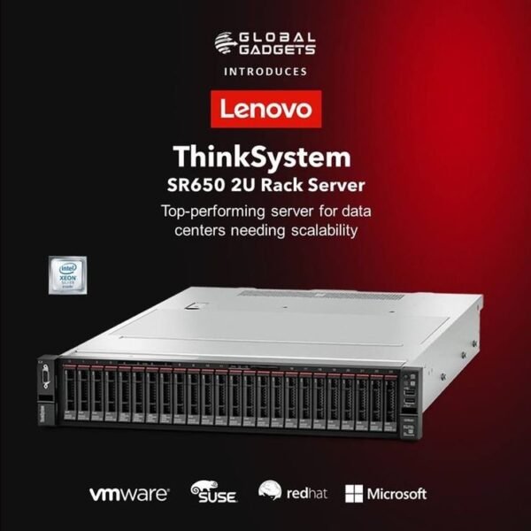 Lenovo ThinkSystem SR650 V3 rack Server in Nepal that runs 24/7 with 50% more cores to run more workloads, Energy-efficient TruDDR5 Memory, Flexible storage configurations, Industry-leading security & reliability and Reduced downtime & minimized costs