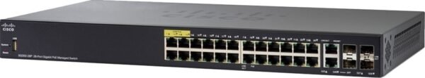 Cisco SG350-28PP 28-port managed Gigabit PoE switch