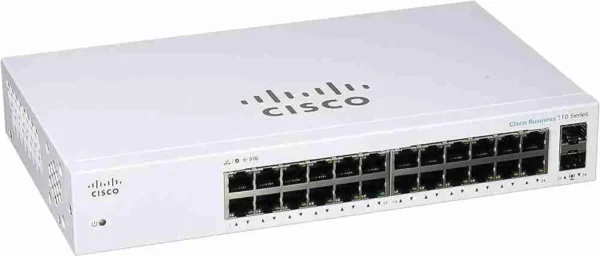 Cisco CBS110-24T Network Switch    24-Port Gigabit Unmanaged Switch | 48Gbps Switching Capacity | Plug & Play | Business Network Solution