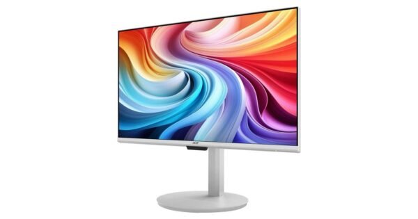 Acer DA271K Smart Monitor 27″ | FHD | USB-C | HDR10 | AdaptiveSync | HDMI + DP | Built-in Speaker | White Design