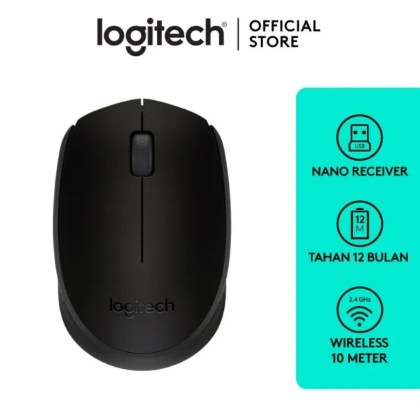 Logitech Office Wireless Mouse Standard Computer International