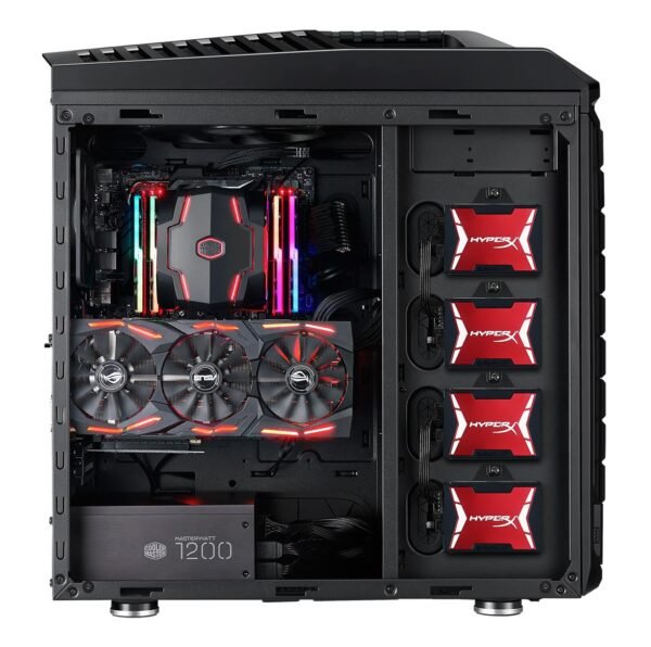 Cooler Master Trooper SE SGC-5000-KWN2 Full Tower Case | Tempered Glass | Vertical GPU Display | Carry Handle