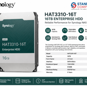 Synology HAT3310-16T 16TB NAS HDD Price in Nepal | Standard Computer