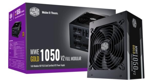 Cooler Master MWE Gold 1050 V2 Power Supply | 1050W | 80 Plus Gold | Fully Modular | RTX Ready PSU